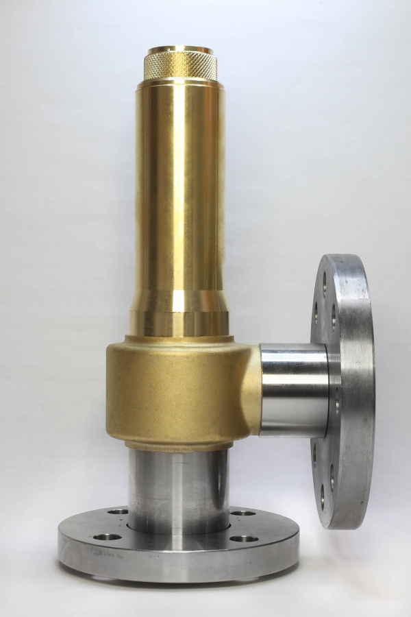 Safety valve model B38/L-CF piped discharge mixed material