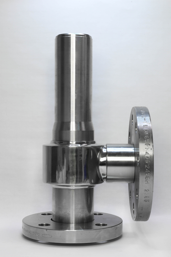 Safety valve model B38/LS-CF piped discharge inox material