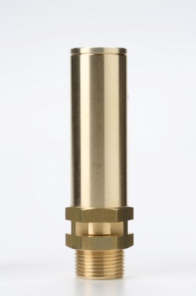 Safety valve model E10/S free discharge brass material