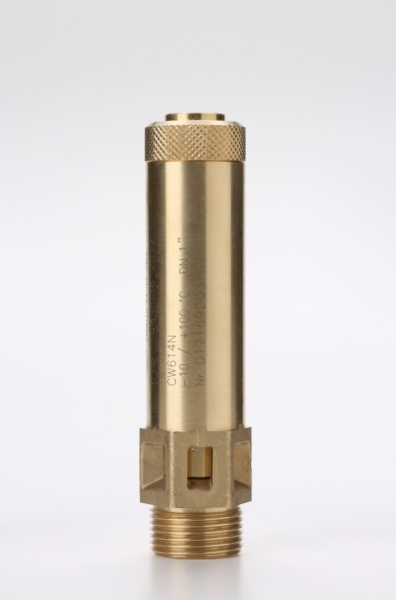 Safety valve model F18 free discharge brass material