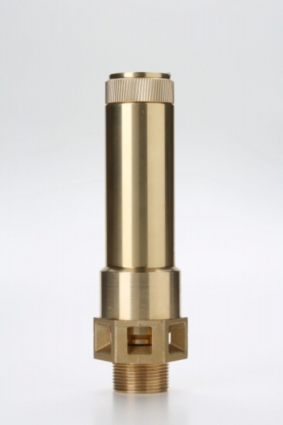 Valvola di sicurezza modello F25 a scarico libero in ottone