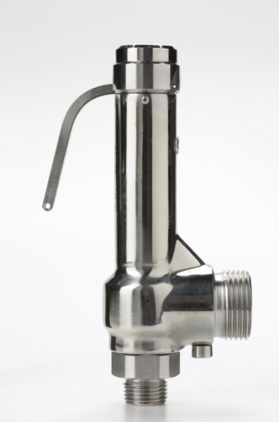 Safety valve model G10/L piped discharge inox material