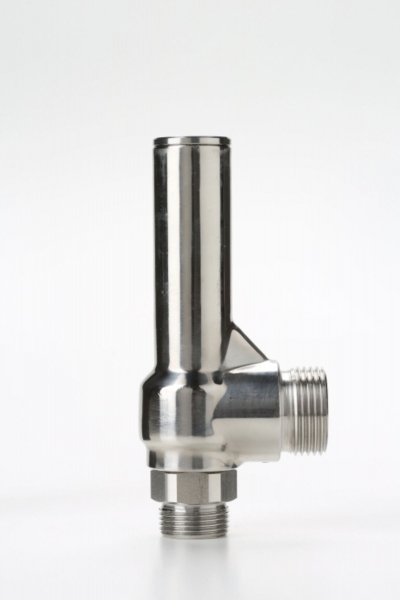 Safety valve model G10/S piped discharge inox material