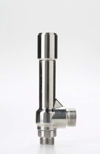 Safety valve model G15/P piped discharge inox material