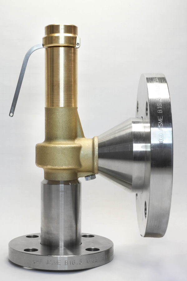 Safety valve model G20/L-API piped discharge mixed material
