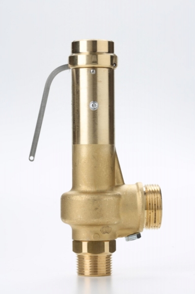 Safety valve model G20/L piped discharge brass material