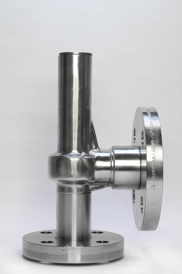 Safety valve model G20/S-CF piped discharge inox material