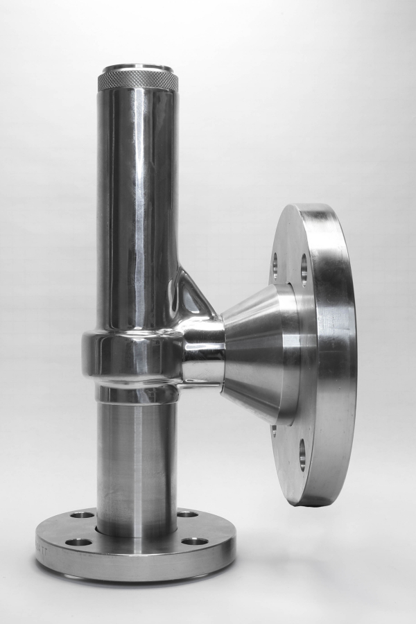 Safety valve model G25-API piped discharge inox material