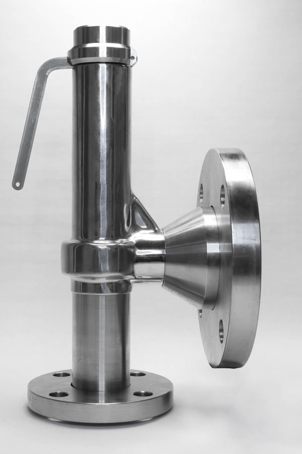 Safety valve model G25/L-API piped discharge inox material