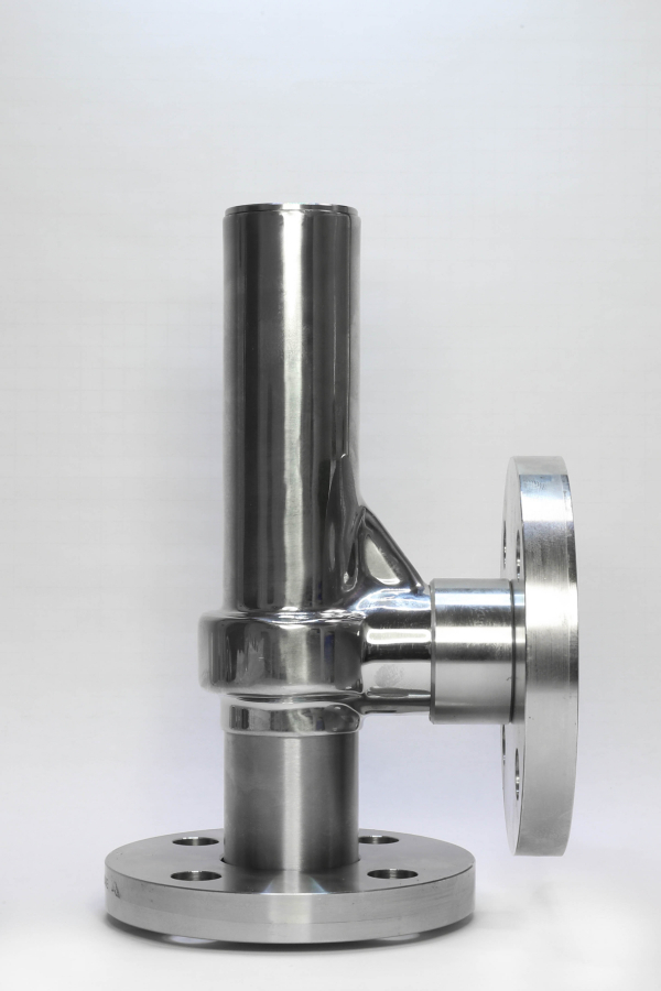 Valvola di sicurezza modello G25/S-CF a scarico convogliato in inox