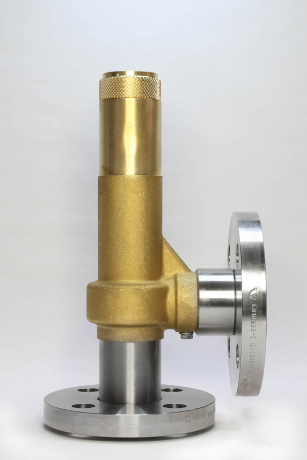 Safety valve model G32-CF piped discharge mixed material