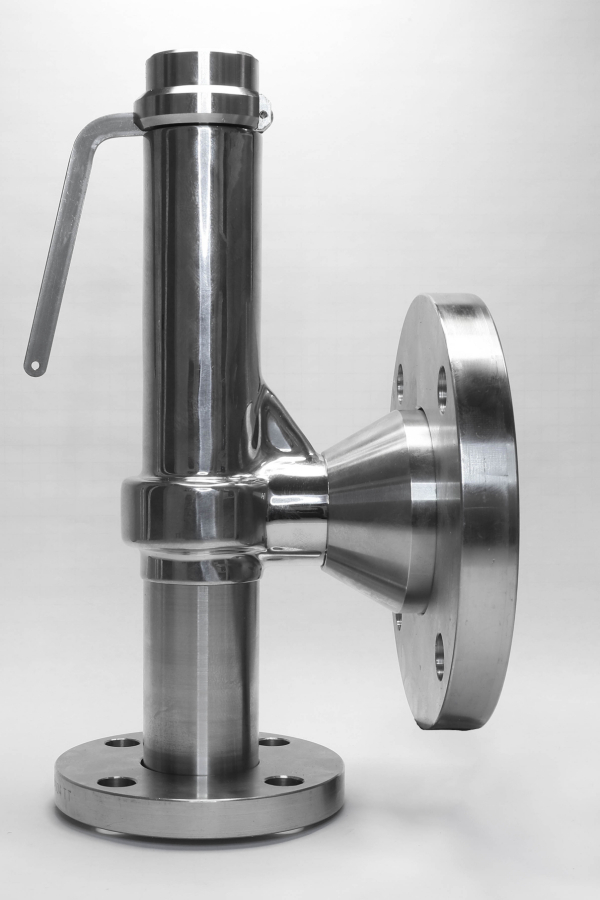 Safety valve model G32/L-API piped discharge inox material