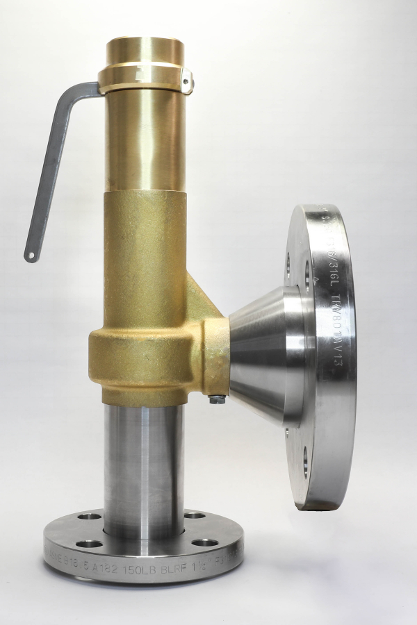 Safety valve model G32/L-API piped discharge mixed material