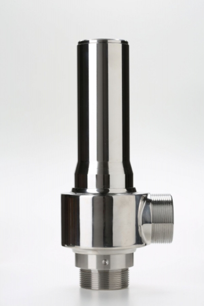 Safety valve model G40/S piped discharge inox material